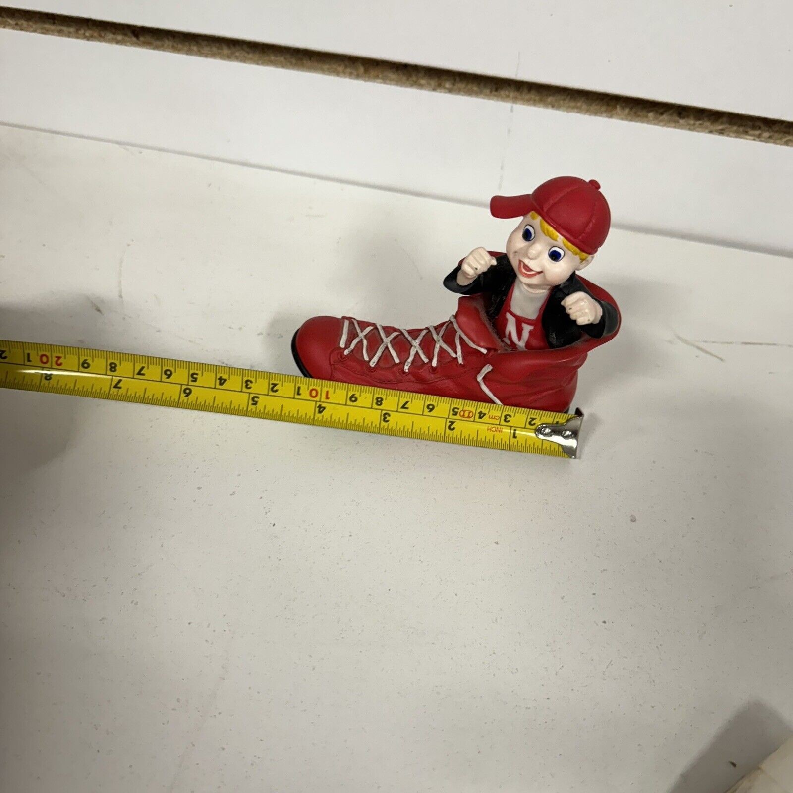 VTG Nebraska Cornhuskers Mascot in Football Cleat by Ridgewood Collectibles – LN