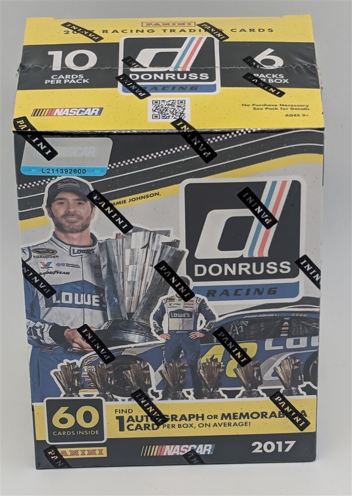 Factory Sealed Blaster Box 2017 Panini Donruss NASCAR Racing Cards