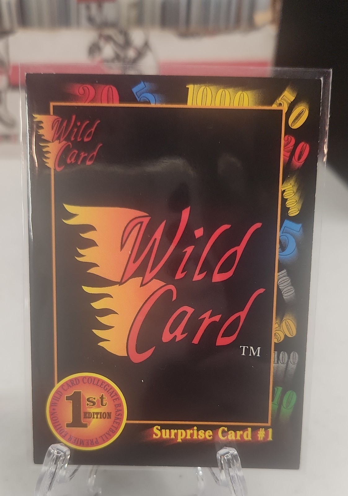 1992 Wild Card Collegiate – Wild Card Surprise Card #1 Card #5