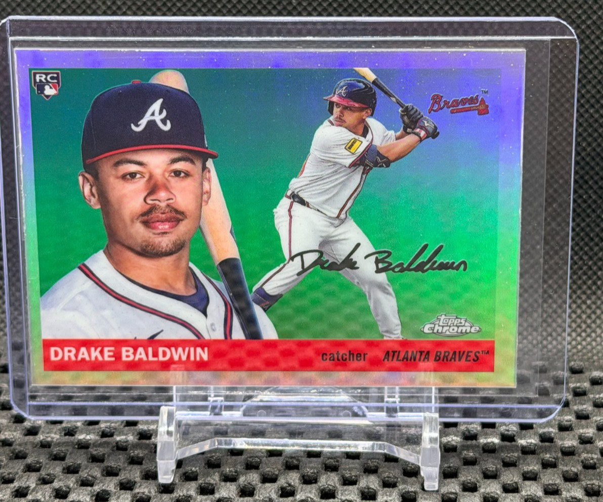 Drake Baldwin 2025 Topps Chrome Platinum Refractor #265 (RC) – Braves