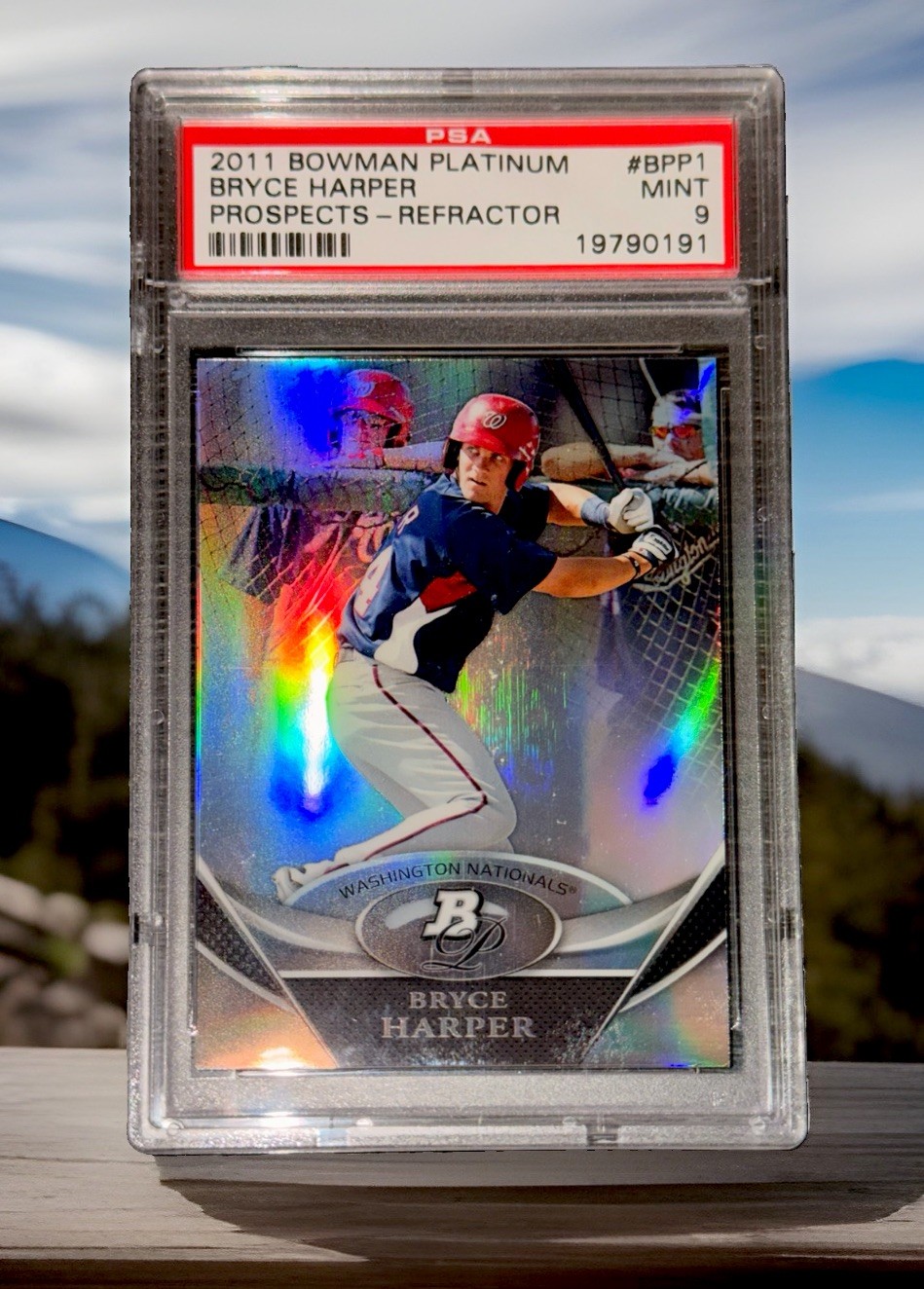 2011 Bowman Platinum Bryce Harper Prospects Refractor #BPP1 PSA 9 *MASONCARDS*