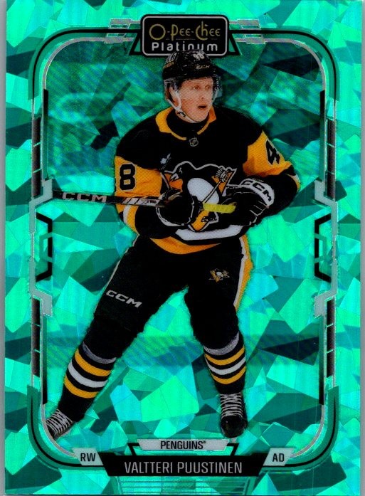Valtteri Puustinen 2025-26 O-Pee-Chee Platinum Turquoise Fragments #/249
