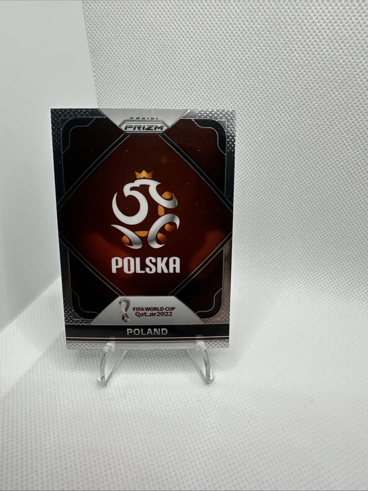 2022 Panini Prizm World Cup Poland Team Badge #19 Polska 🇵🇱 FIFA Qatar