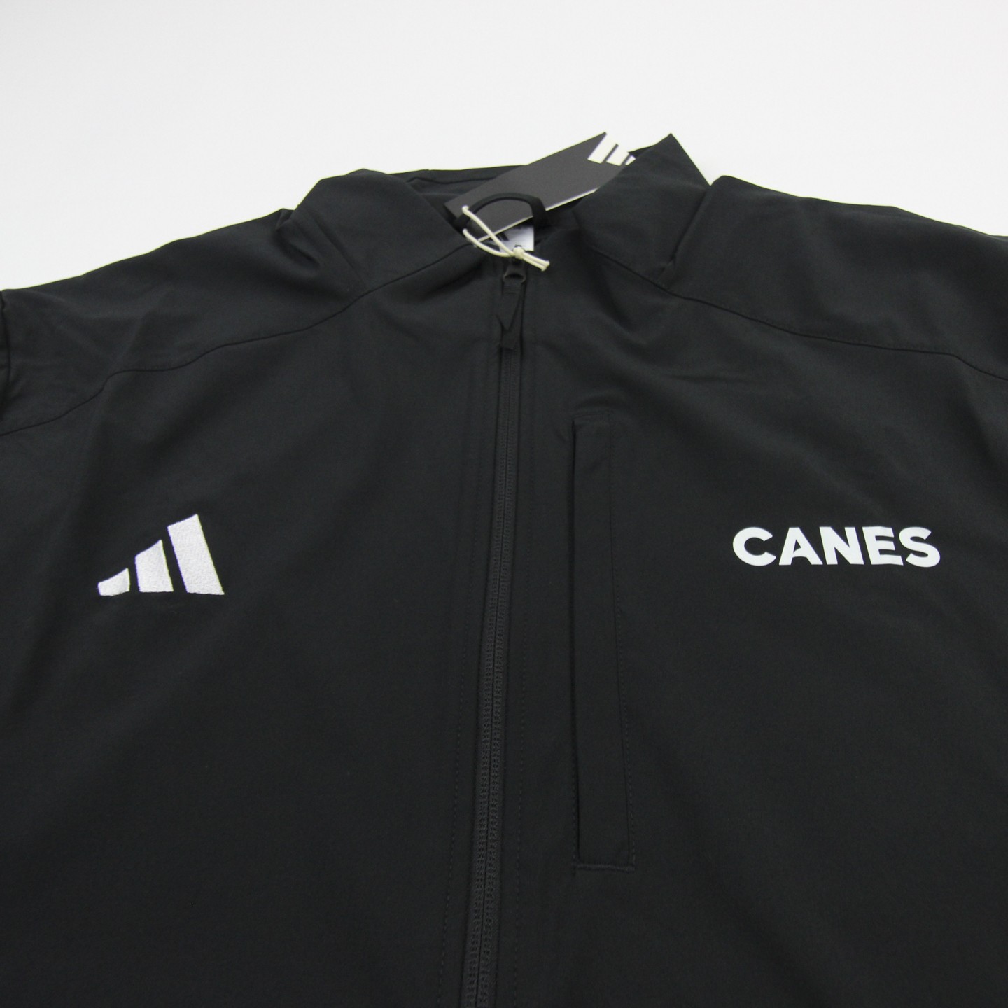 Miami Hurricanes adidas Jacket Men’s Black New with Tags Multiple Sizes