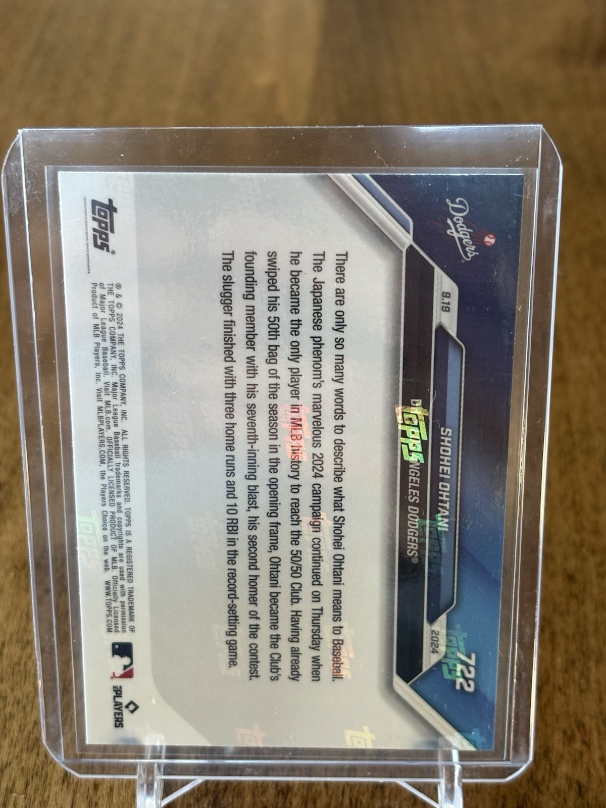 2024 Topps Now – Shohei Ohtani #722 /653737