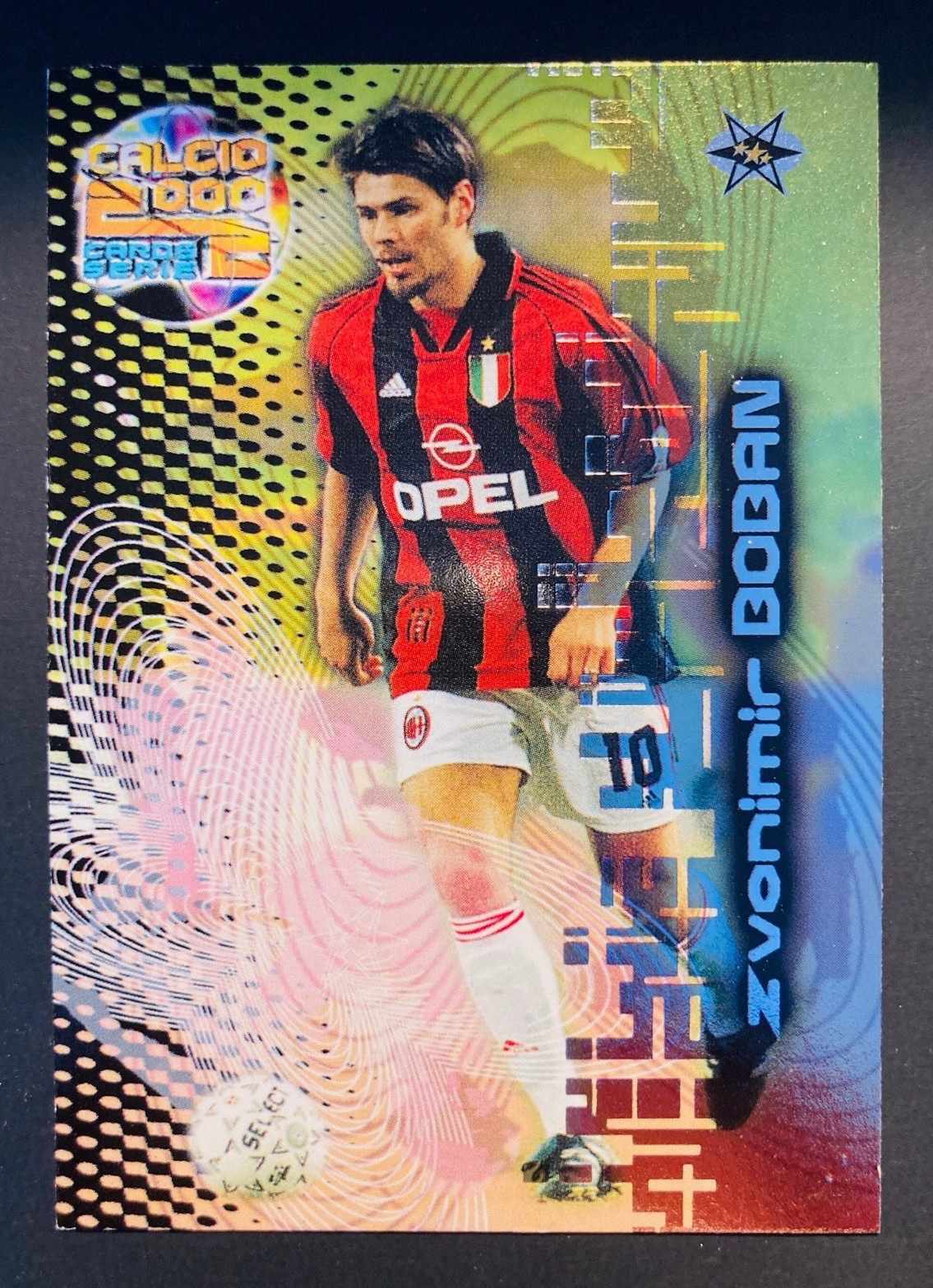 1999-00 Panini Calcio cards 2000 Serie 2 # 80 Zvonimir Boban AC Milan foil card