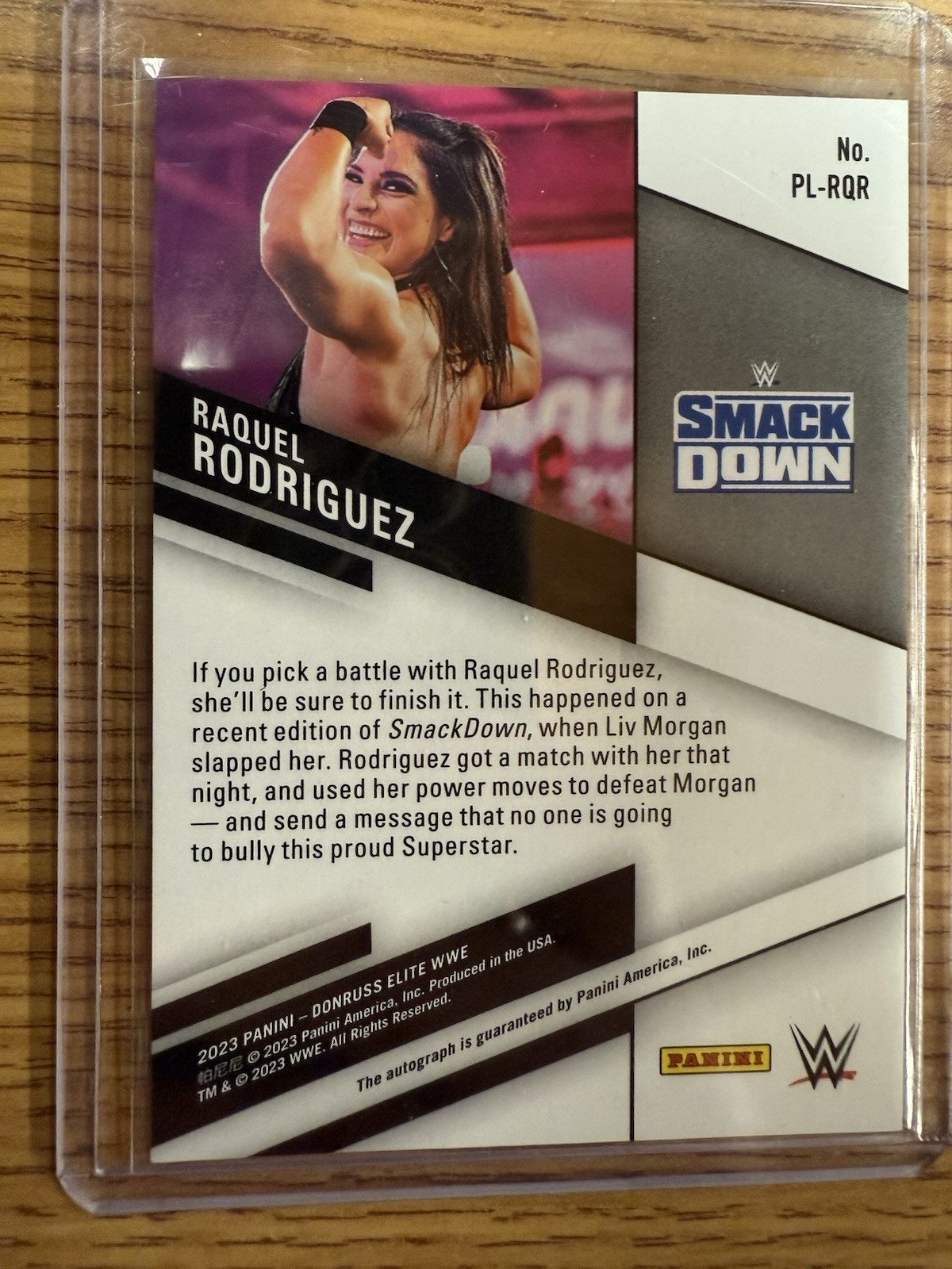 Raquel Rodriguez Blue #’d /25 Auto Pen Pals Donruss Elite Wwe 2023 Auto Hot $