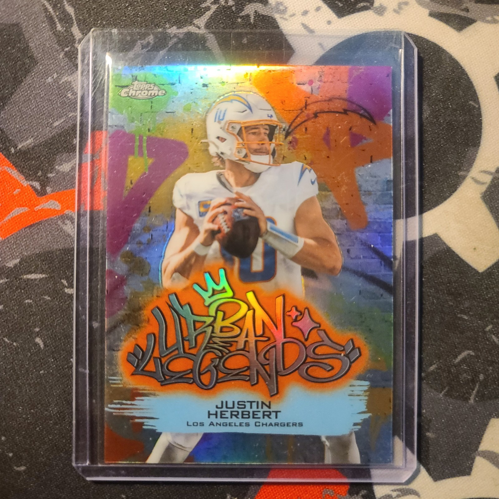 2025 Topps Chrome – Urban Legends Justin Herbert #UL-10