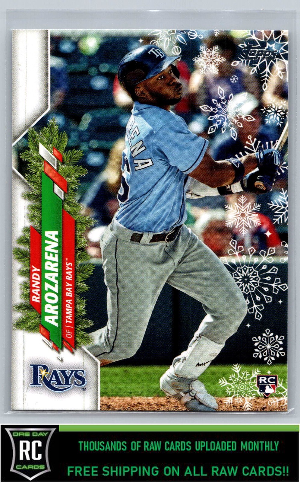 2020 Topps Holiday Randy Arozarena #HW54 Rookie Tampa Bay Rays