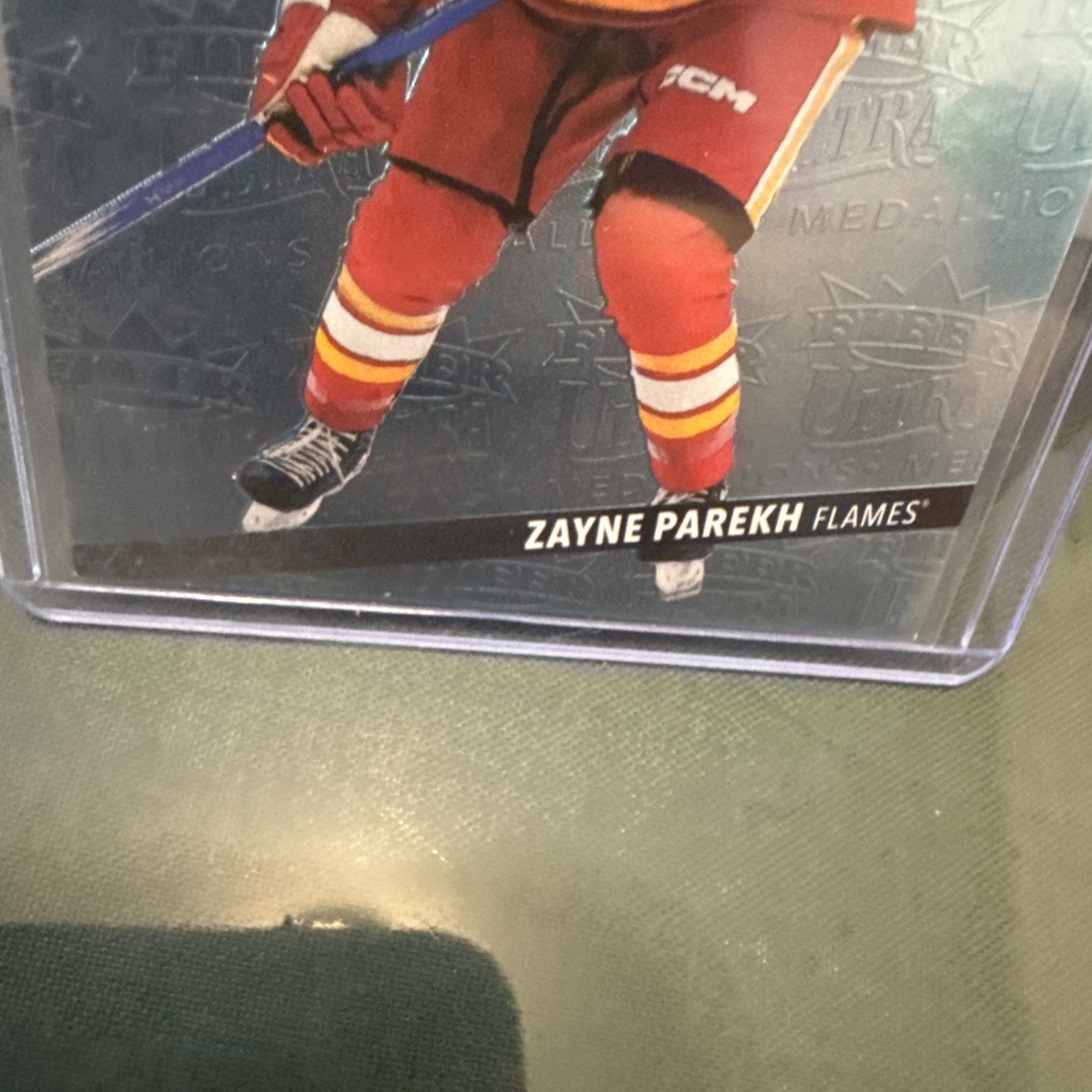 2025-26 Upper Deck Fleer Ultra Medallions Zayne Parekh #M-48 Platinum 41/100