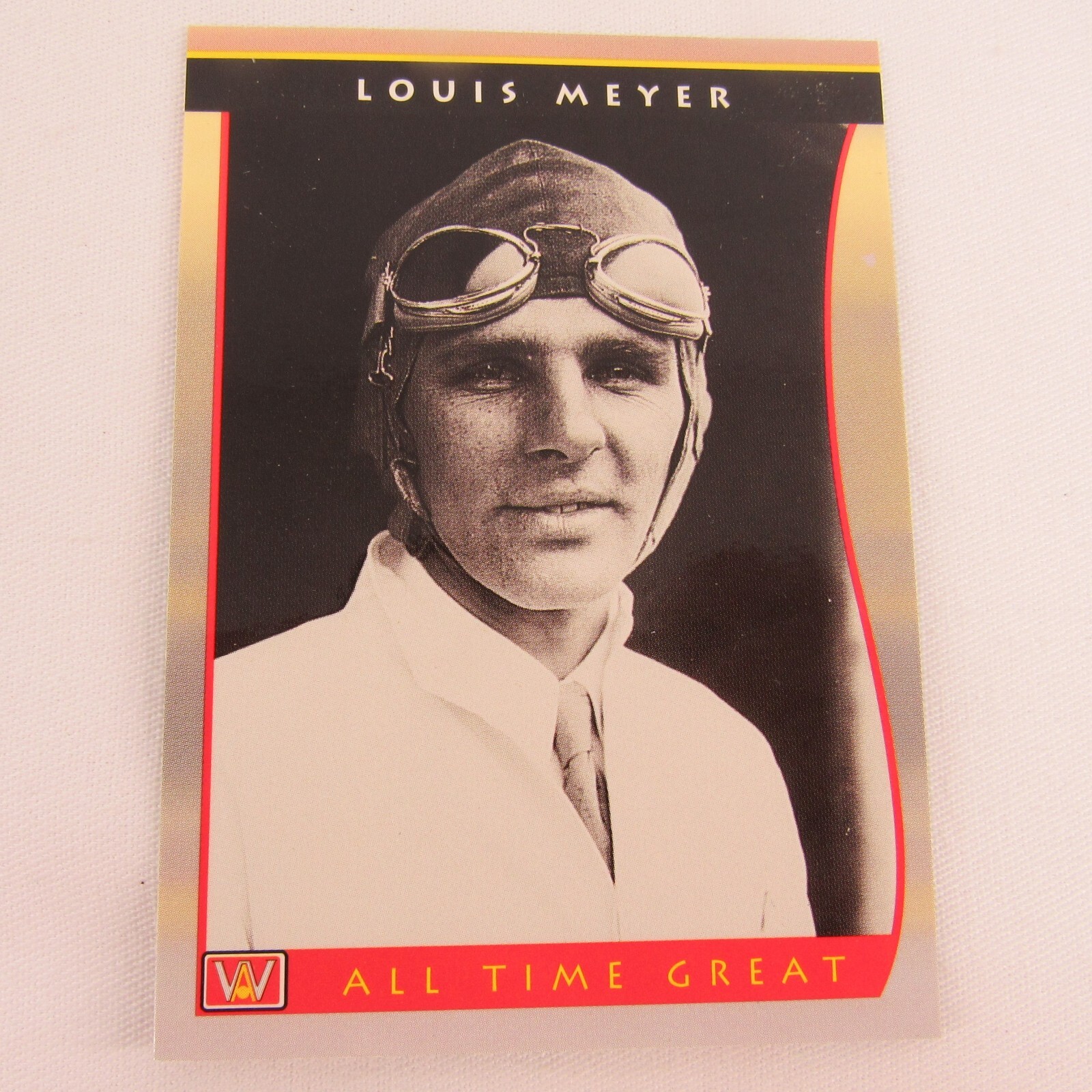 Louis Meyer All Time Great Indy 500 Collector Trading Card CDA AW Sports INC #56