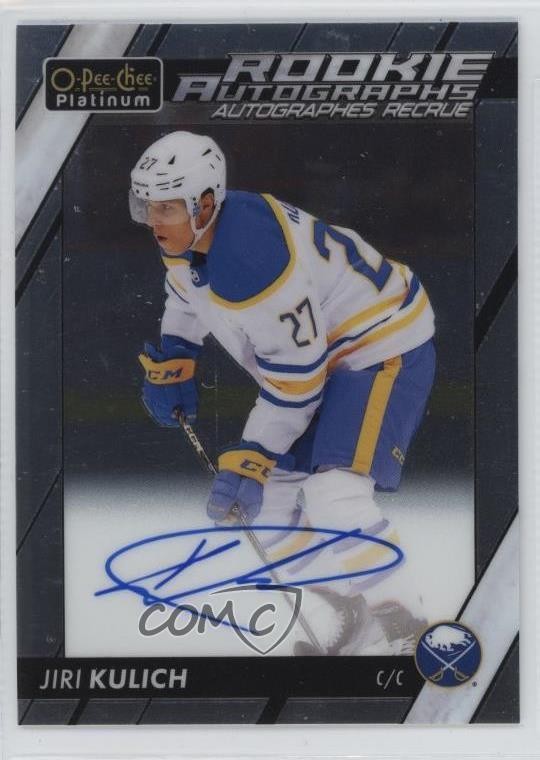 2024-25 O-Pee-Chee Platinum 2023-24 Update Rookie 2024-25 Jiri Kulich Auto 15rf