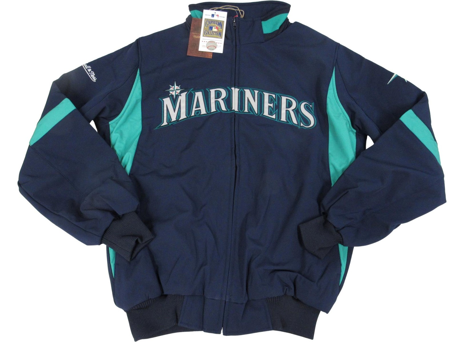 New Seattle Mariners Mens Sizes Big & Tall Mitchell & Ness Dugout Jacket