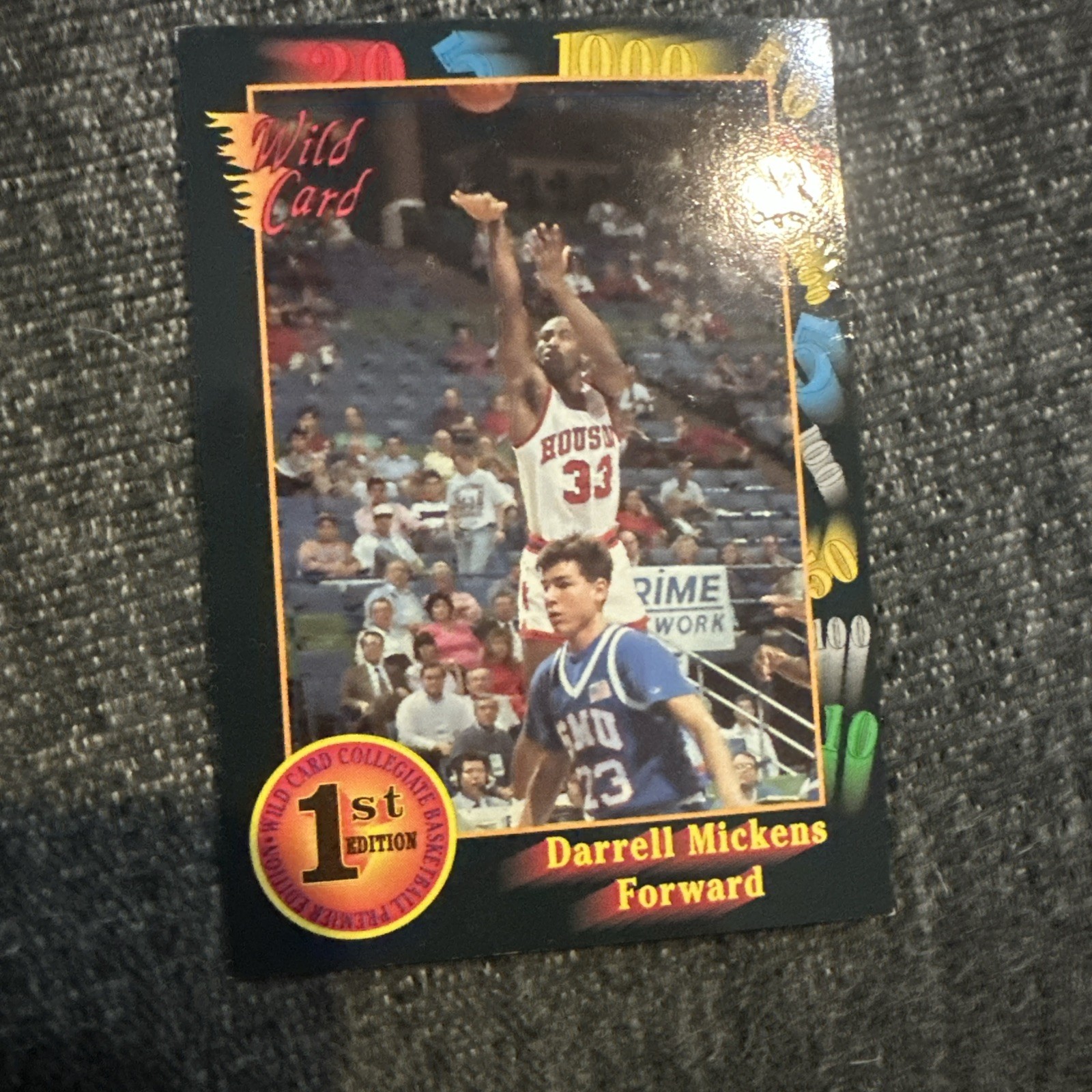 1992 Wild Card Collegiate – Darrell Mickens #116 (RC)
