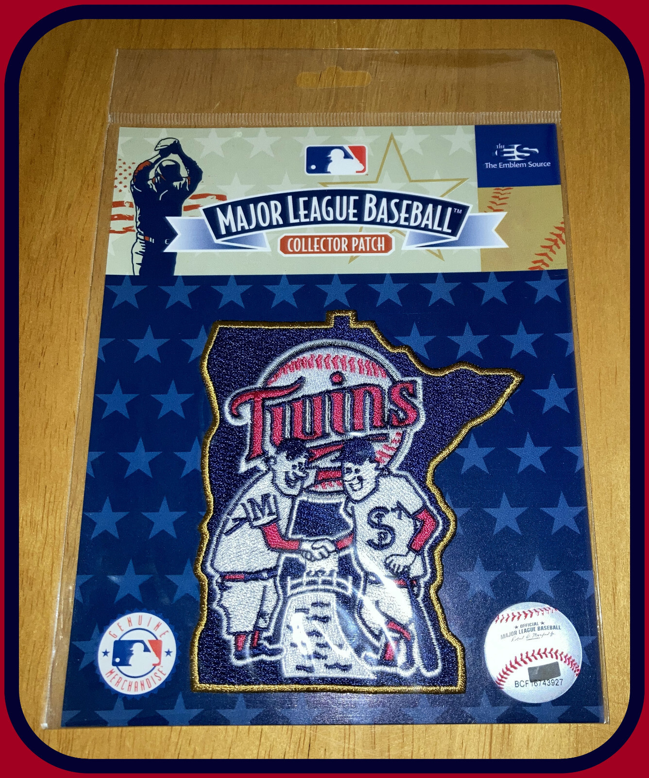 Minnesota Twins The Emblem Source Shaking Hands Patch New With Free Shipping