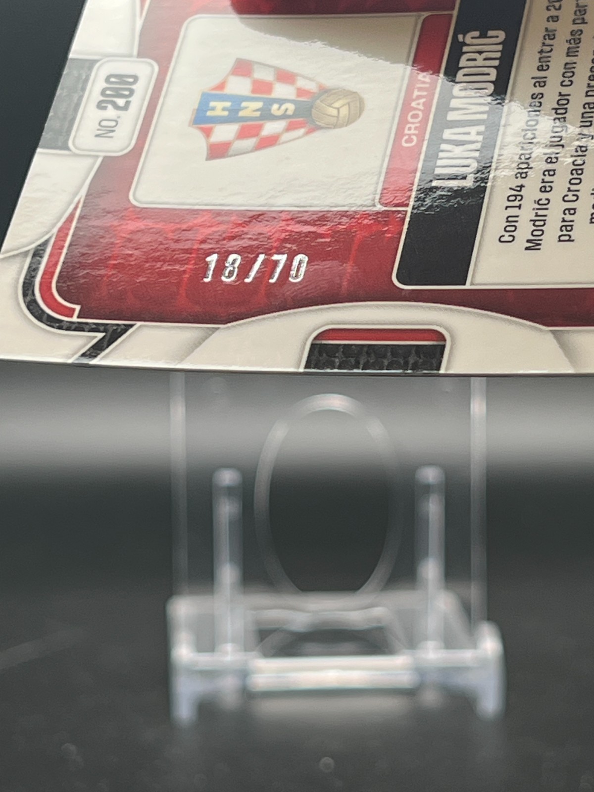 Luka Modric 2026 Panini Prizm FIFA World Cup Aguila Prizm #18/70 Croatia