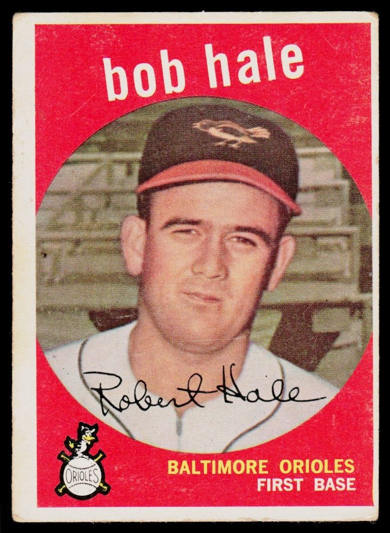 1959 Topps Bob Hale Baltimore Orioles #507