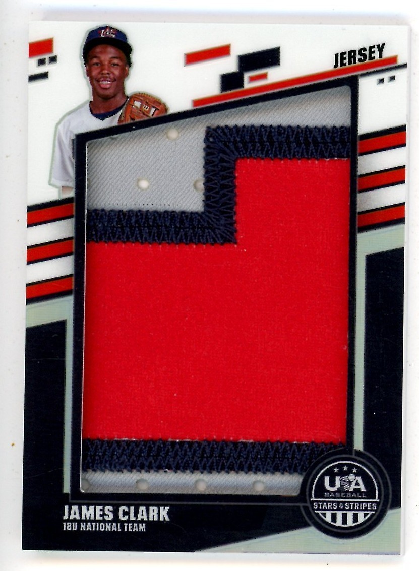 James Clark 2026 Panini Stars & Stripes USA Jumbo Jersey Patch USA #10/34