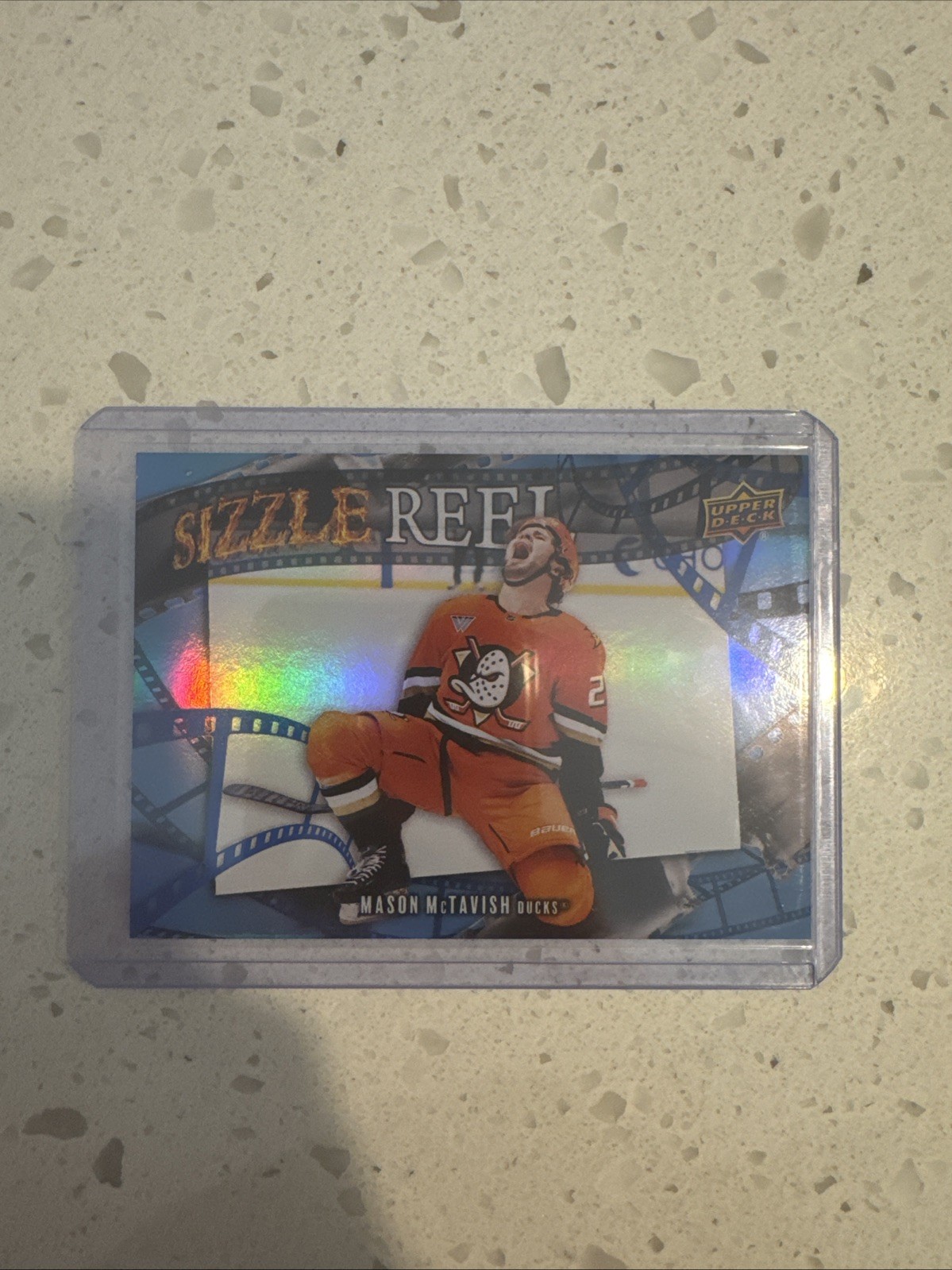 2025-26 Upper Deck Series 1 Mason McTavish Sizzle Reel SR-30 Anaheim Ducks