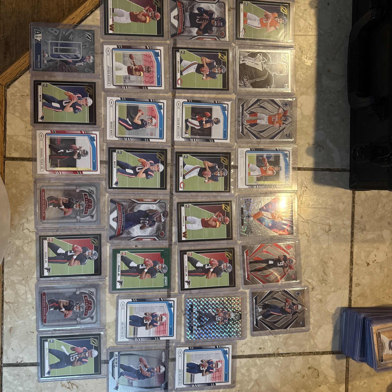 Caleb Williams, Drake Maye,Joe Milton, Jayden Daniel’s, Bo Nix, Micheal Penix Rc