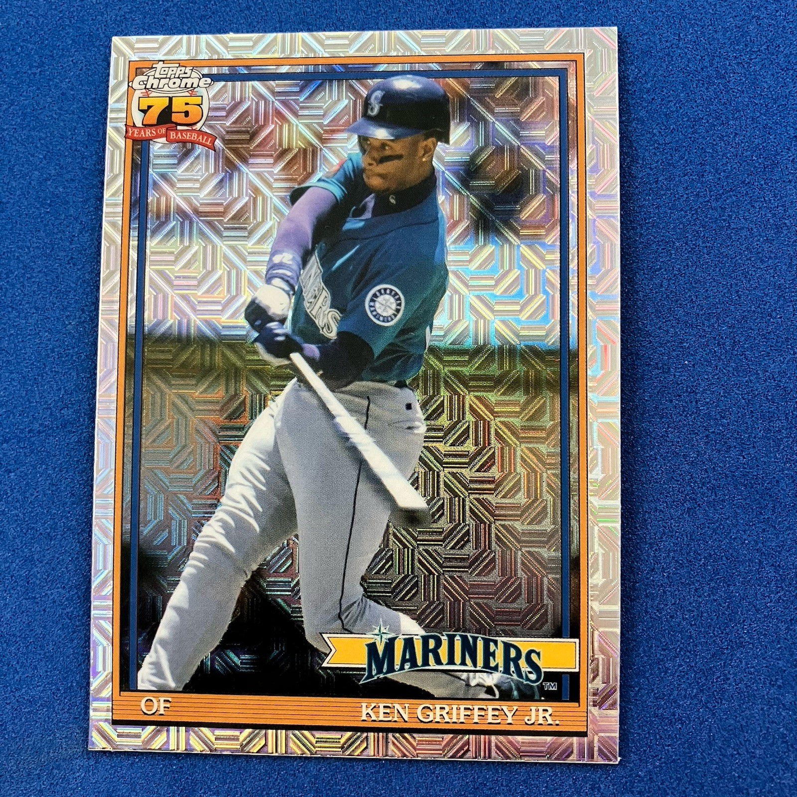 Ken Griffey Jr 2026 Topps 1991 35th Anniversay Chrome #91C-51 Seattle Mariners