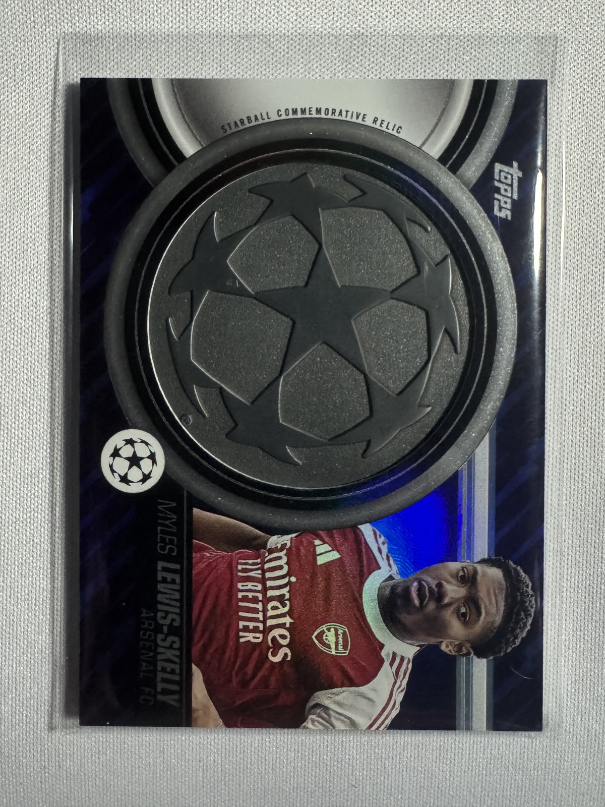 2025-26 Topps UEFA #SCR-MLS Myles Lewis-Skelly Starball Commemorative Relics