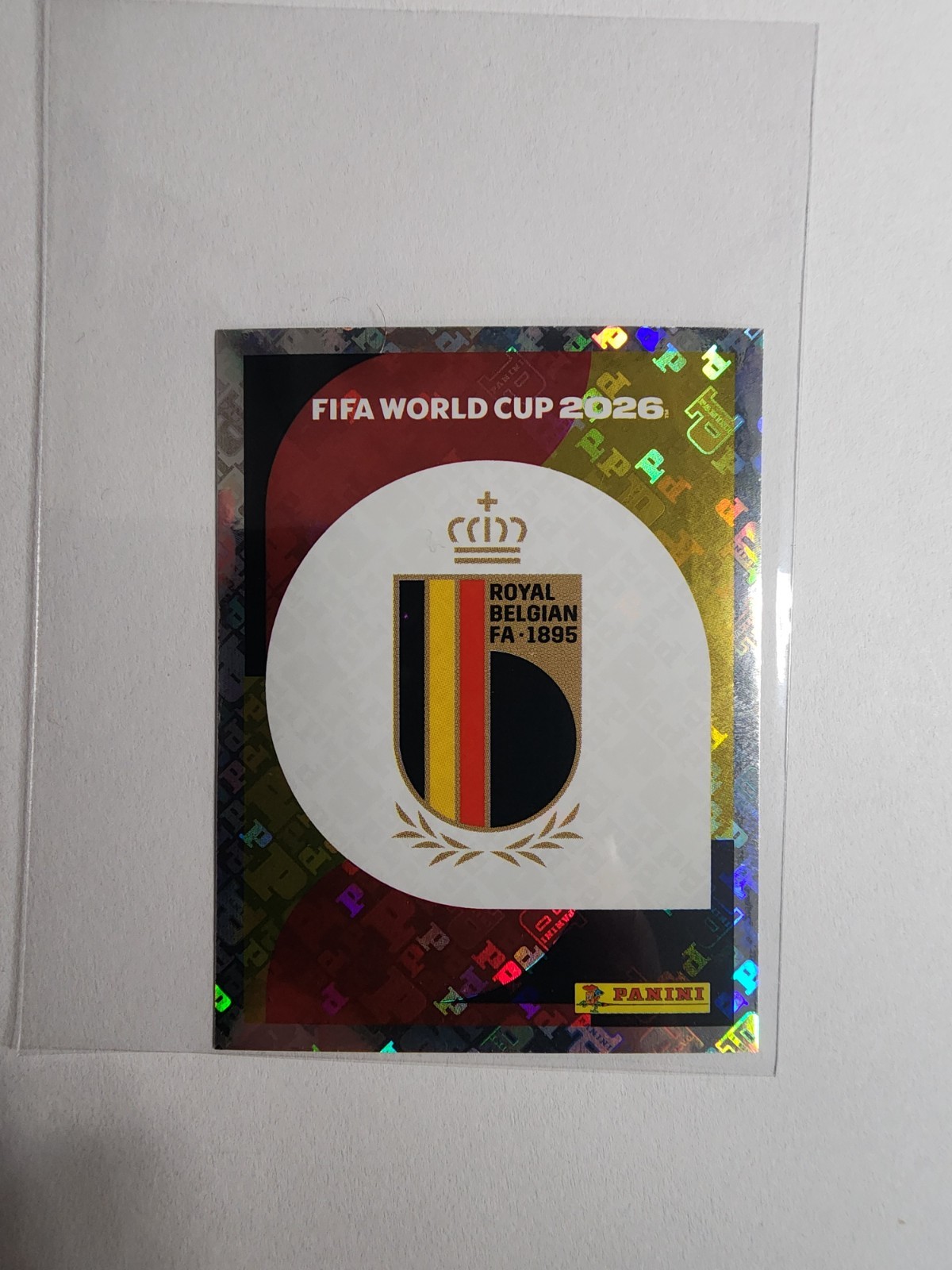 2026 Panini Fifa World Cup 26 – Belgium #BEL 1 – Team Logo Foil Sticker