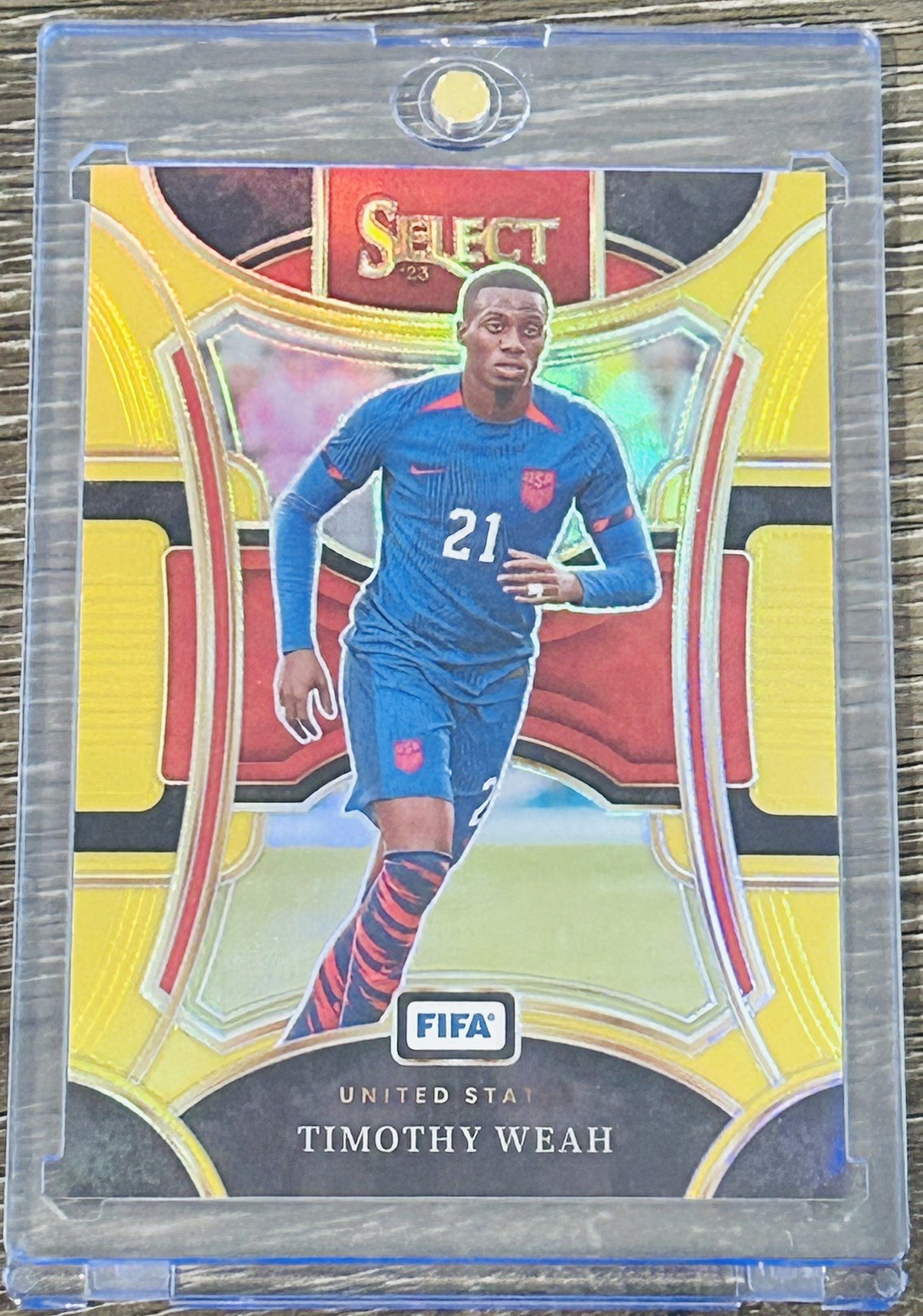 2023-24 Panini Select Timothy Weah GOLD /10