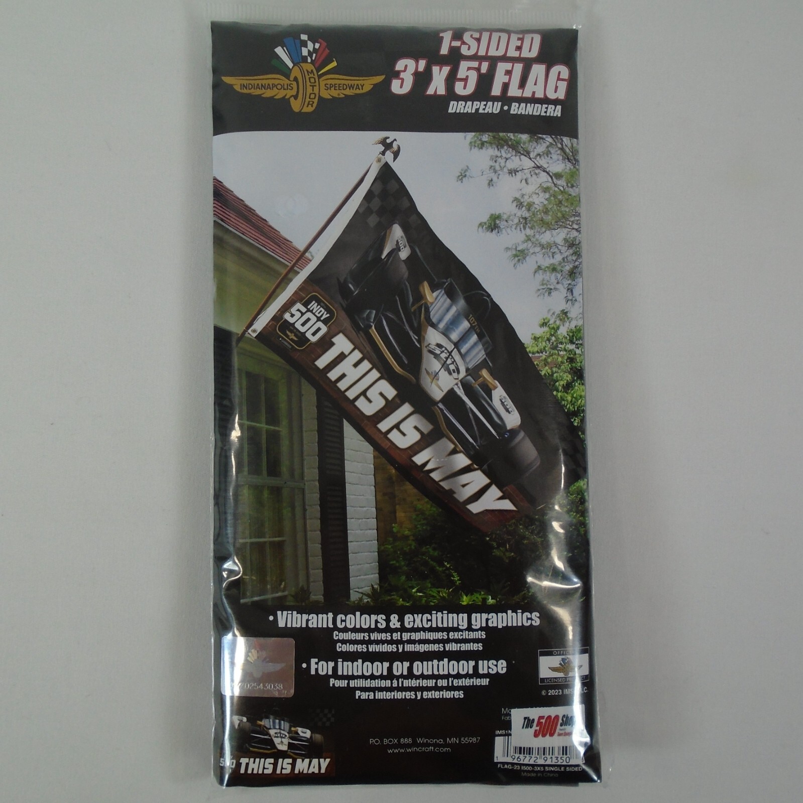 2023 Indy 500 Event Collector Flag 3′ x 5′ Banners This Is May Single Sided