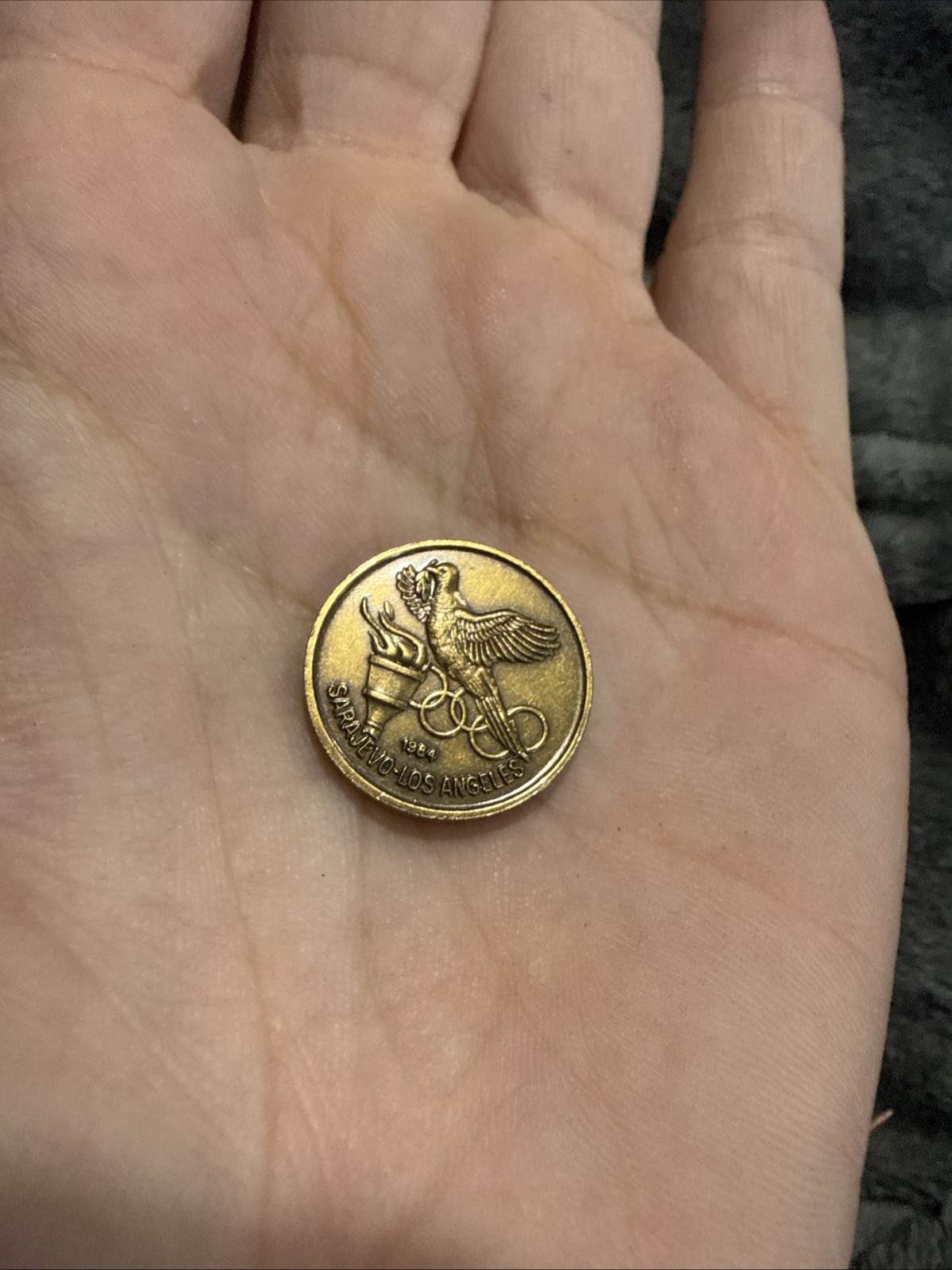 Friendship Medallion Of The 1984 Olympic Games Sarajevo/Los Angeles