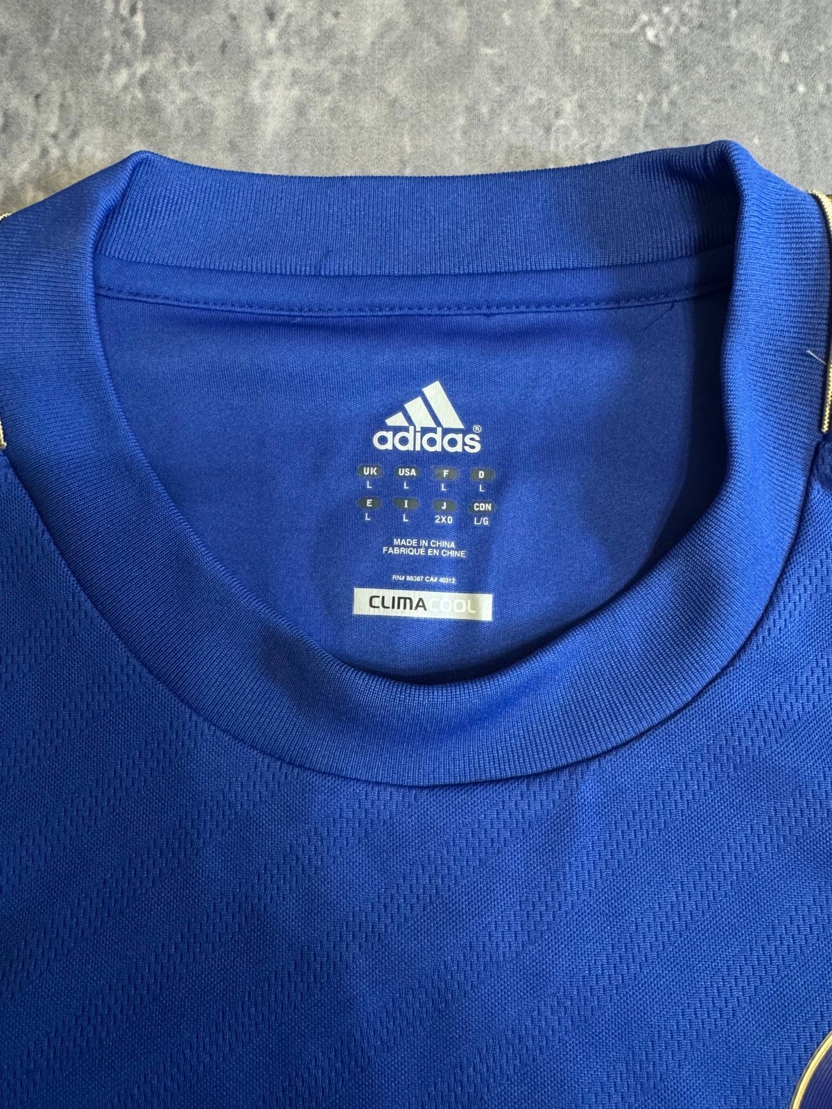 Chelsea 2012/13 Home Shirt Lampard #8 Adidas Climacool Jersey Blue Size L EPL Sa