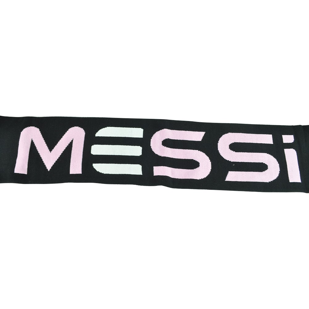 MLS Adidas Inter Miami Lionel Messi JJ4393 Fringe Scarf Winter Fashion Adults