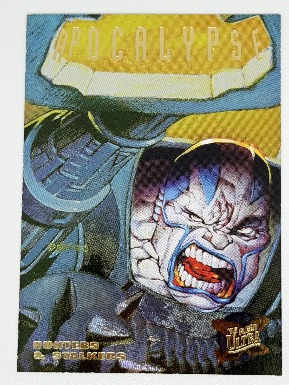 Apocalypse 1995 Ultra X-Men Hunters and Stalkers #1 Hunters and Stalkers Insert