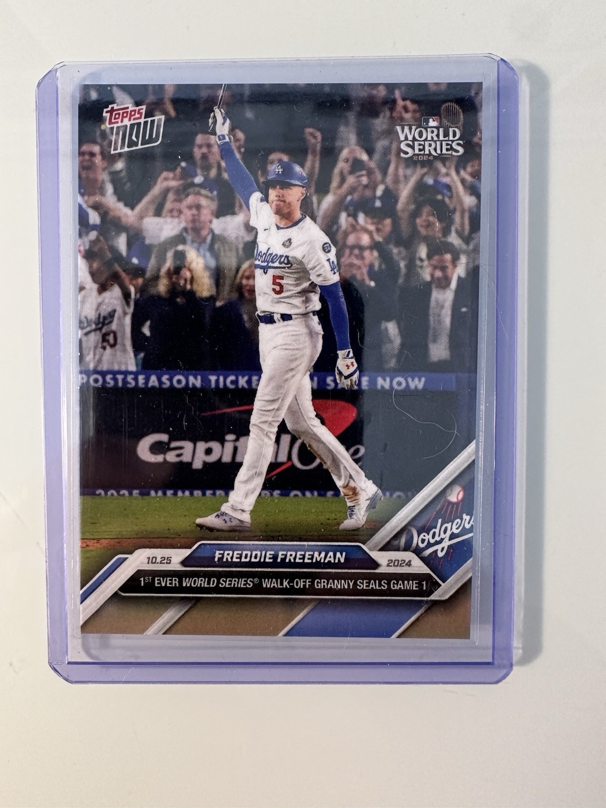 2024 Topps Now – World Series Freddie Freeman #866 /39681
