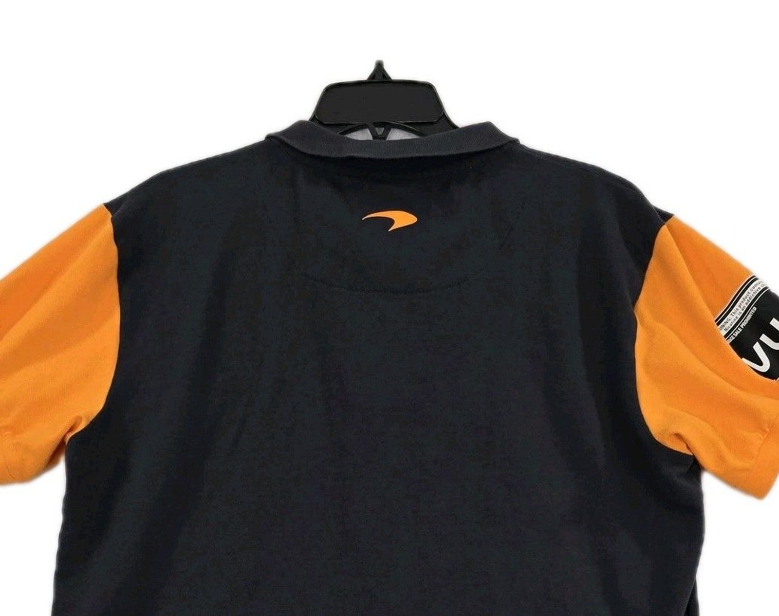 McLaren Formula 1 Team Shirt Mens XL Black F1 Racing Polo Vuse Sponsor Logo