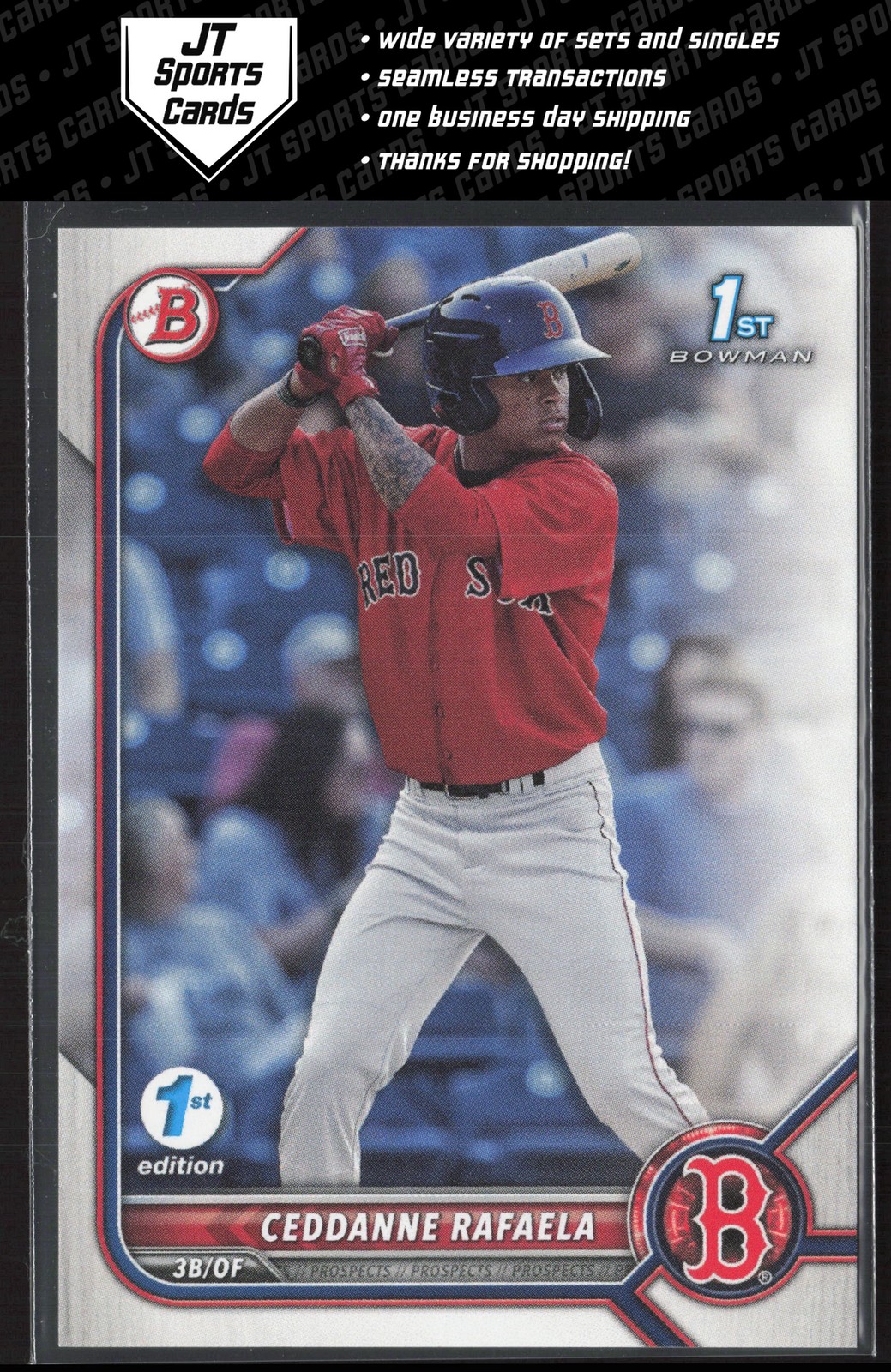 2022 Bowman 1st Edition Ceddanne Rafaela BPPF-61 1st | Boston Red Sox