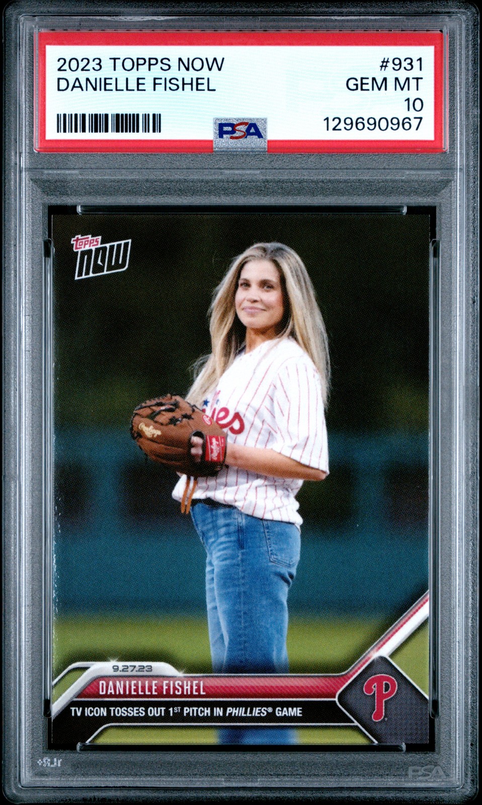 2023 TOPPS NOW #931 DANIELLE FISHEL PSA 10