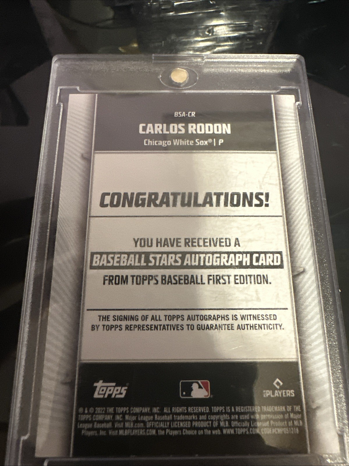 2022 Carlos Rodon Topps Series 1 1st Edition Baseball Stars Auto /150 #BSA-CR🔥