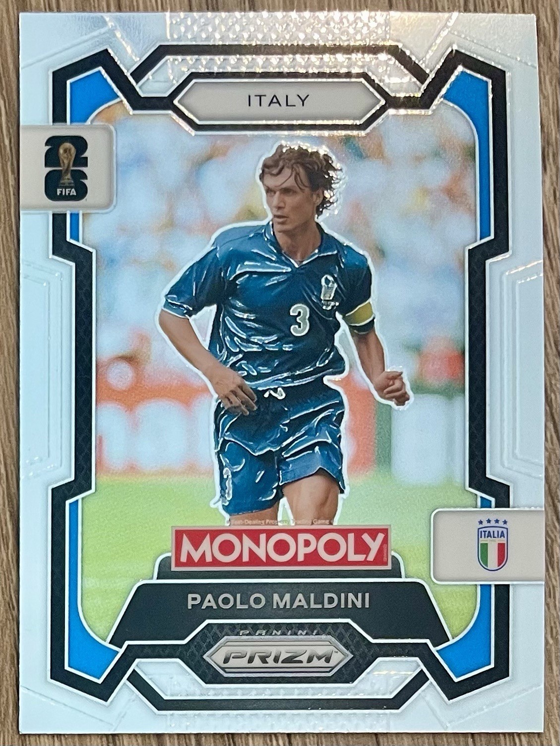 2026 Panini Monopoly Prizm FIFA World Cup #37 Paolo Maldini Italy