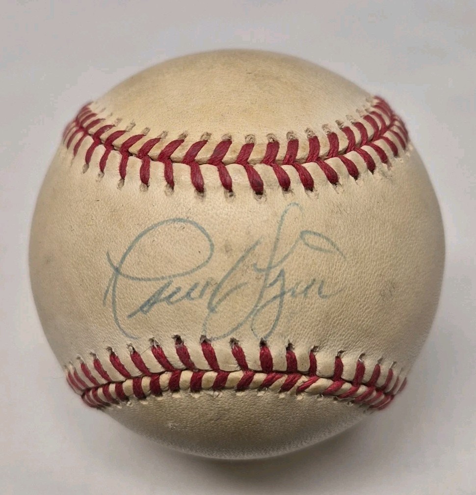 David Segui Signed Rawlings Official American League Baseball ORIOLES D9
