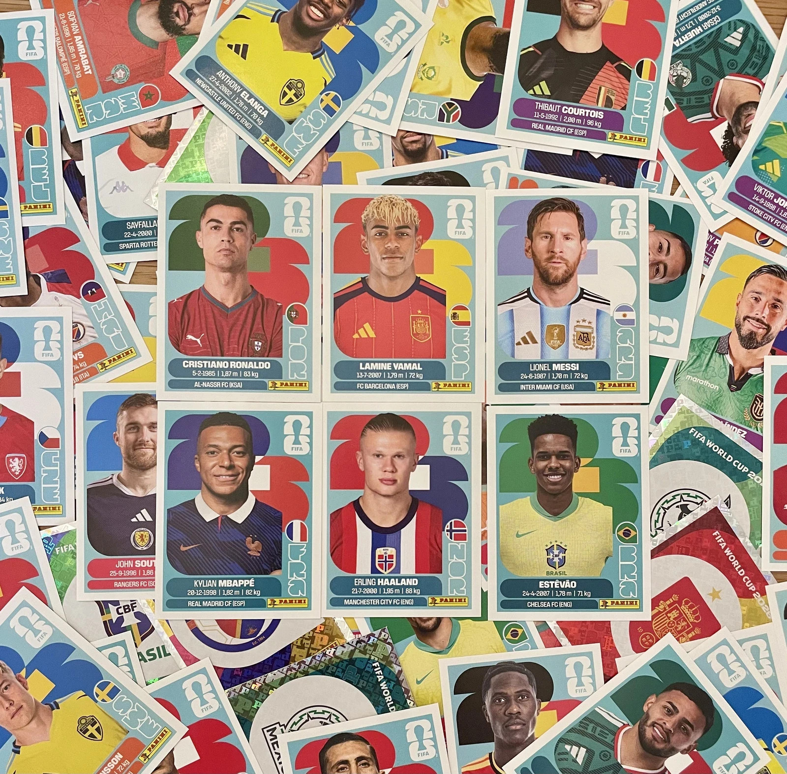 2026 Panini FIFA World Cup Stickers – YOU PICK – #ARG1 – #JOR20 – GROUP J K L