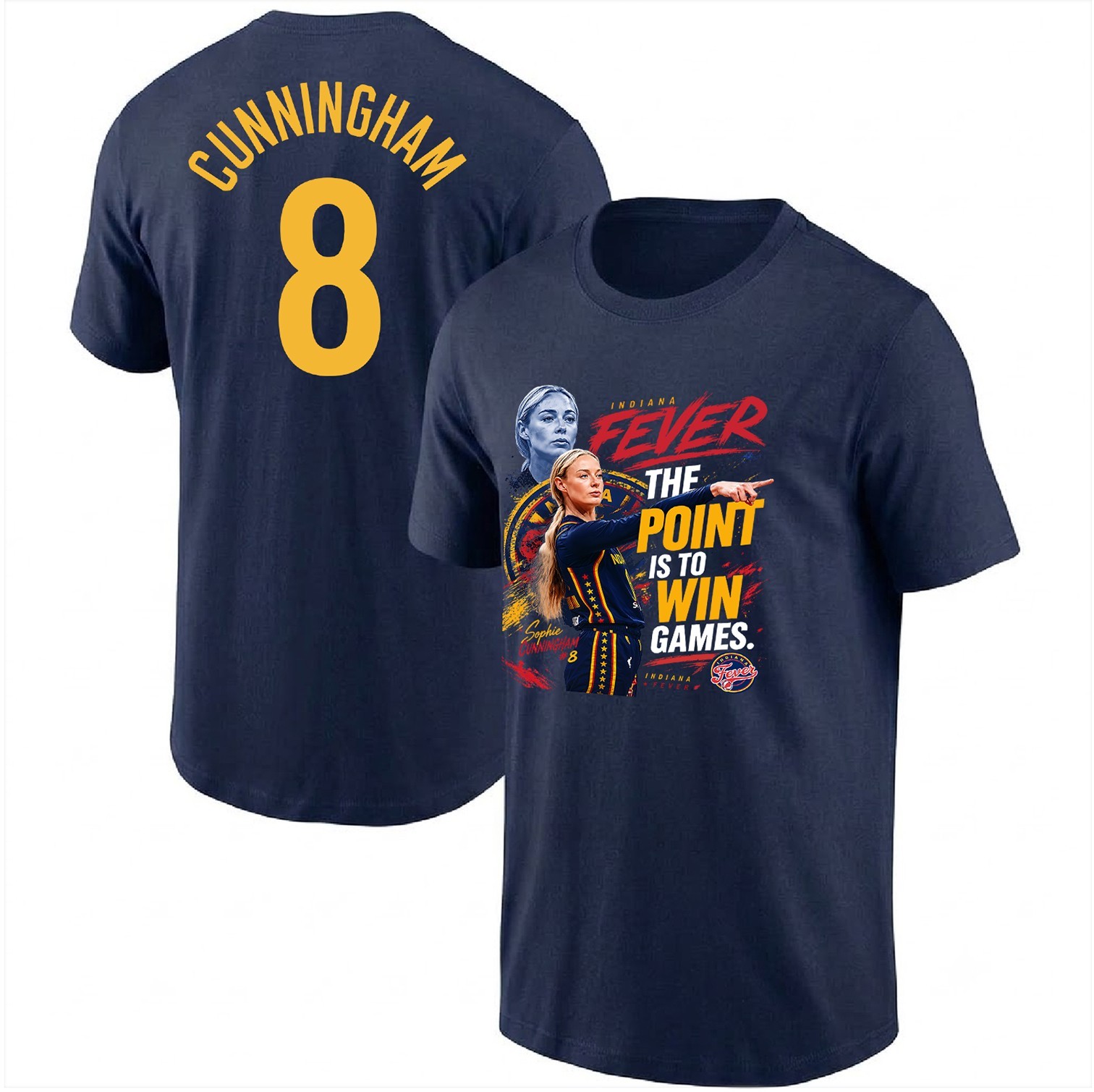 Sophie Cunningham Shirt Indiana Fever The Point Is to Win Games TShirt