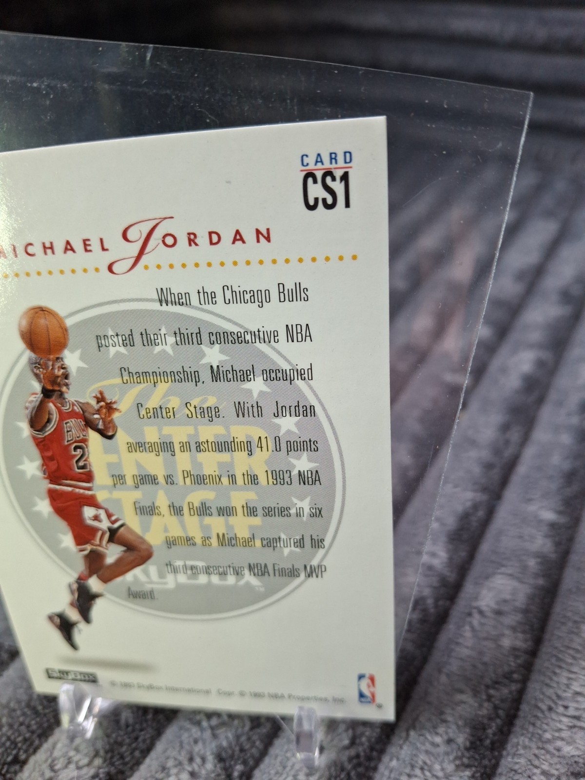 1993-94 Skybox Premium – The Center Stage Michael Jordan #CS1