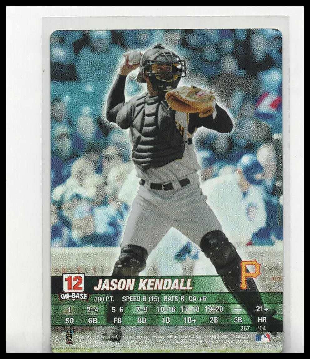 2004 Wizards of the Coast MLB Showdown 267 Jason Kendall FOIL Pittsburgh Pirates