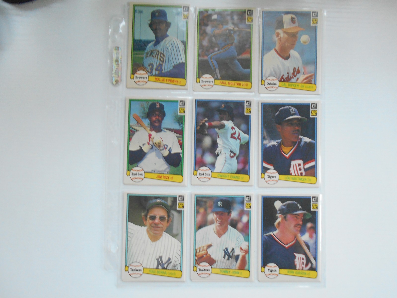 1982 Donruss – Lot of 45 cards – Dave Winfield, Jim Palmer, Tom Seaver, Jackson