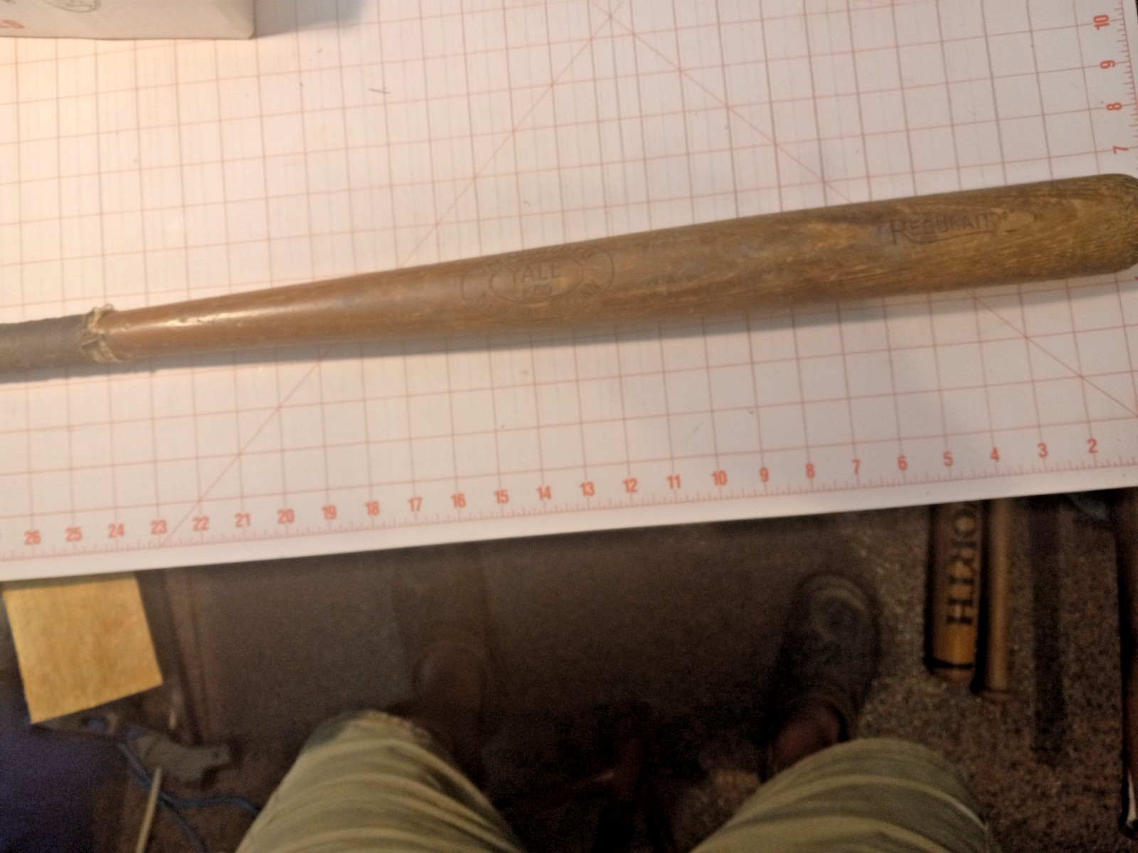 Vintage Moneco Co. New Haven, CT Yale K50 Regulation Wood Baseball Bat