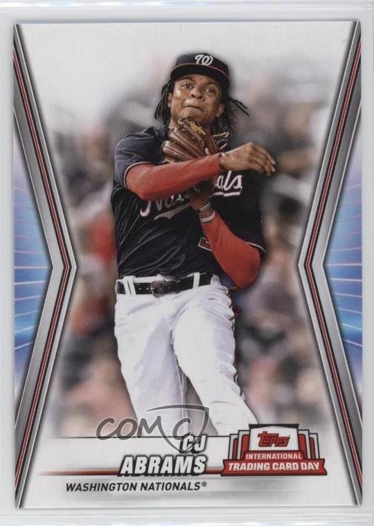 2023 Topps International Trading Card Day Baseball CJ Abrams #NTCD-B30 0v2l