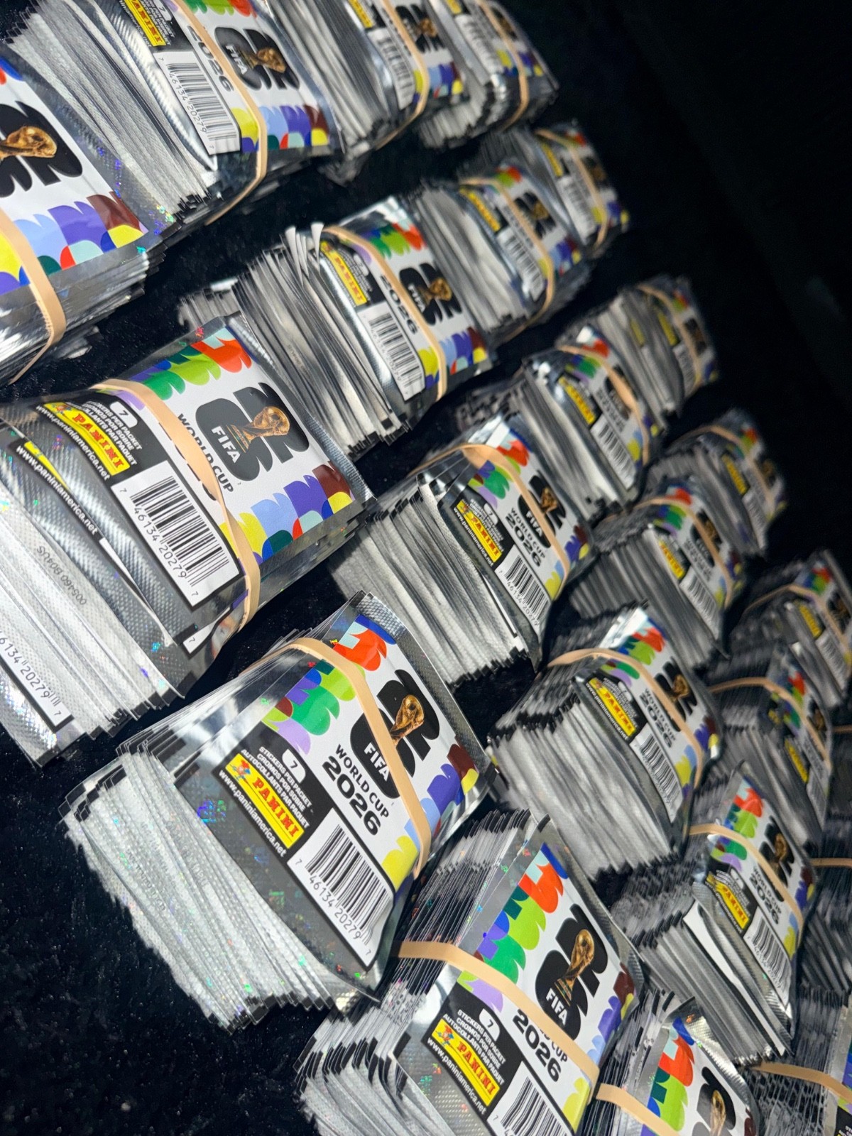 100Sealed Panini Sticker Packs | 7 Stickers Per Pack | Brand New Official Panini
