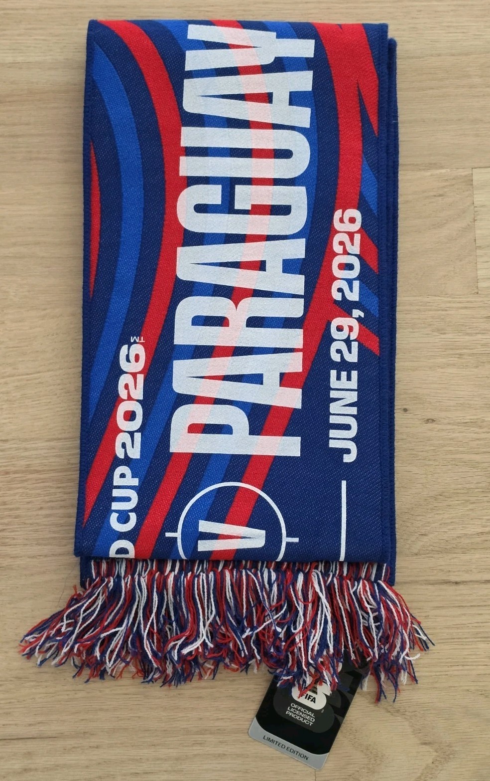 2026 Fifa World Cup Germany Paraguay Round 32 Official Limited Adidas Scarf
