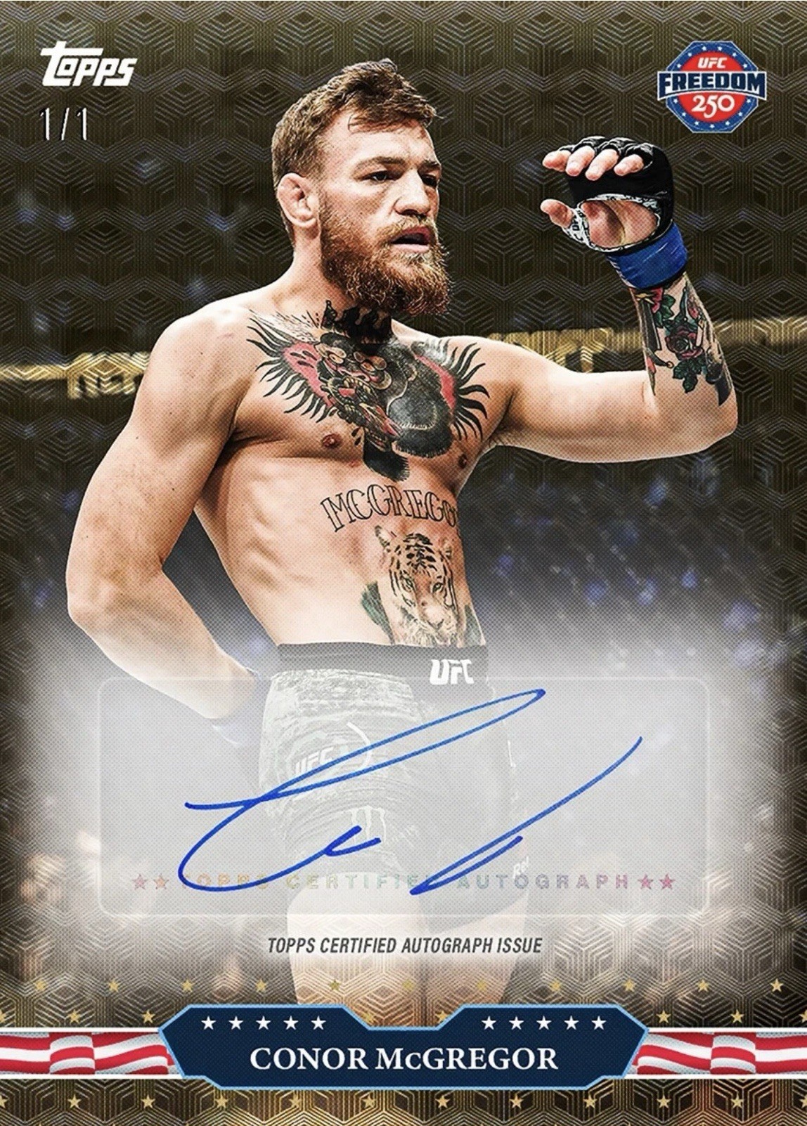 2026 Topps UFC Freedom 250 Hobby box PRESALE QTY FREE SHIP BY 7/20